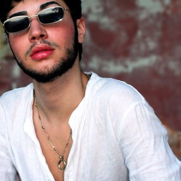 collana lunula, collezione gioielli uomo