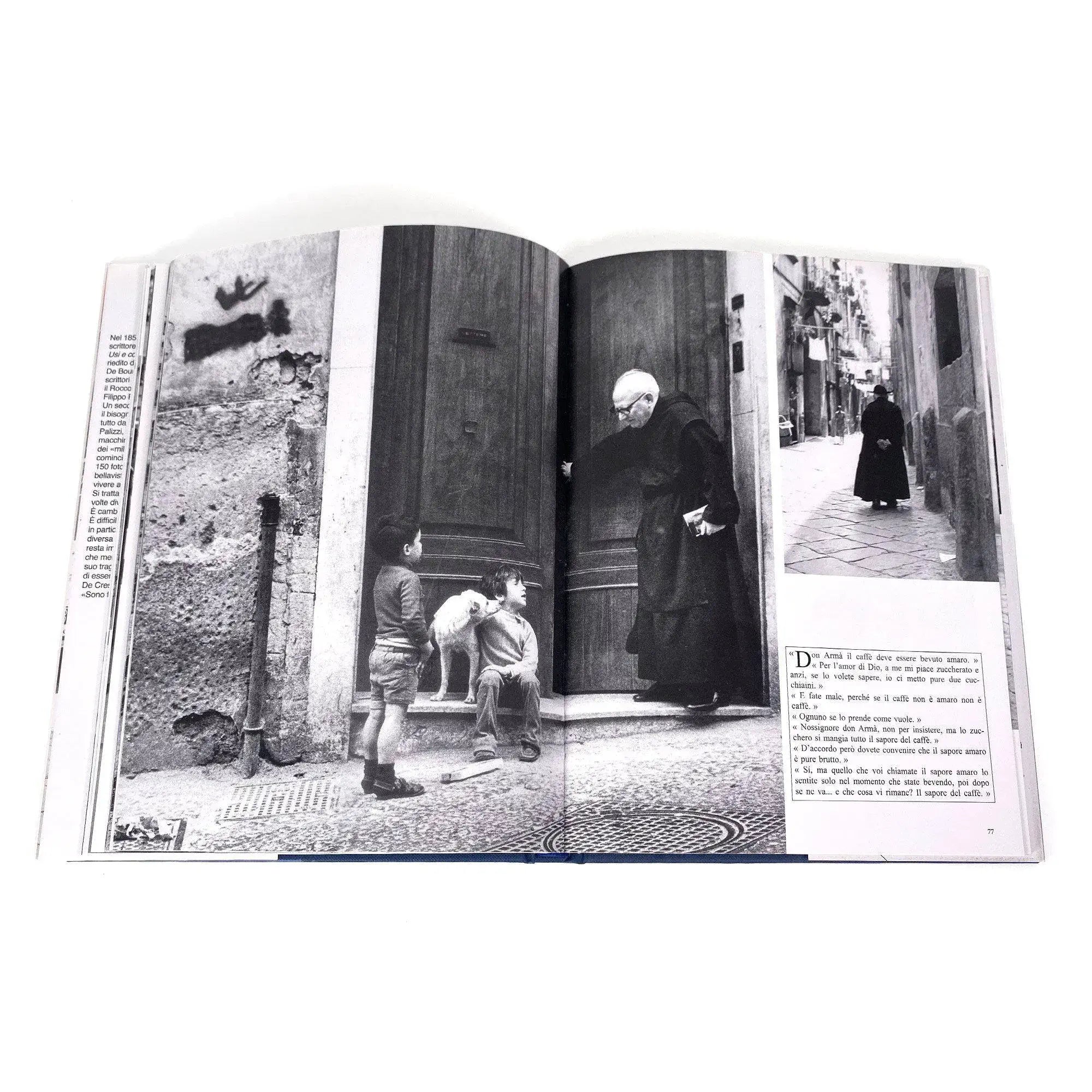 Contenuto interno del libro "La Napoli di Bellavista" di Luciano De Crescenzo