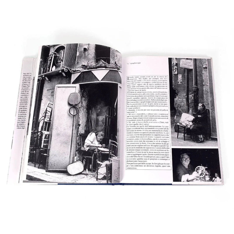Luciano De Crescenzo La Napoli di Bellavista Libro fotografico