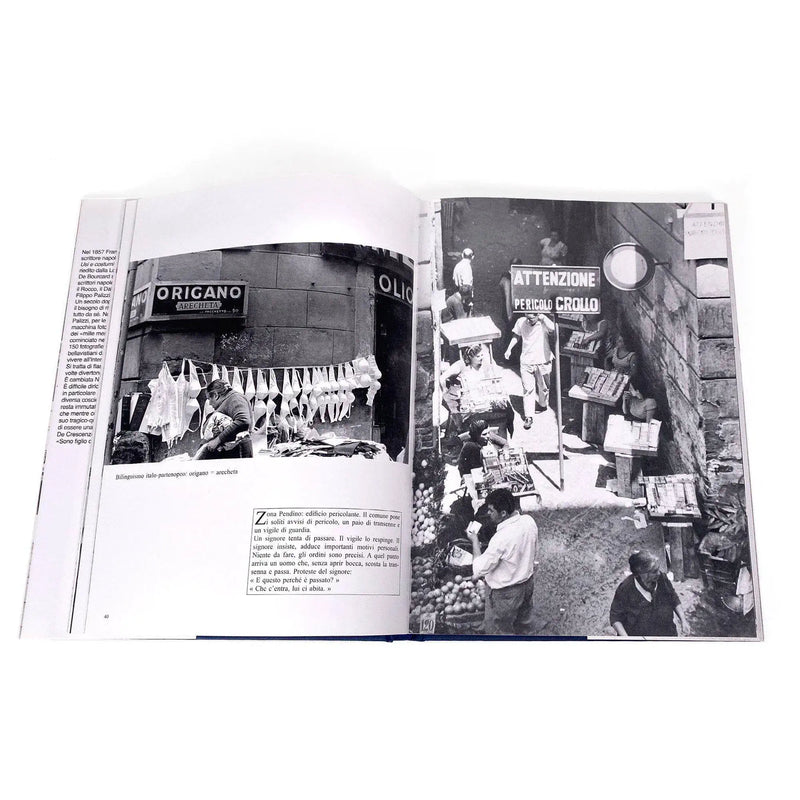 Luciano De Crescenzo La Napoli di Bellavista Libro fotografico