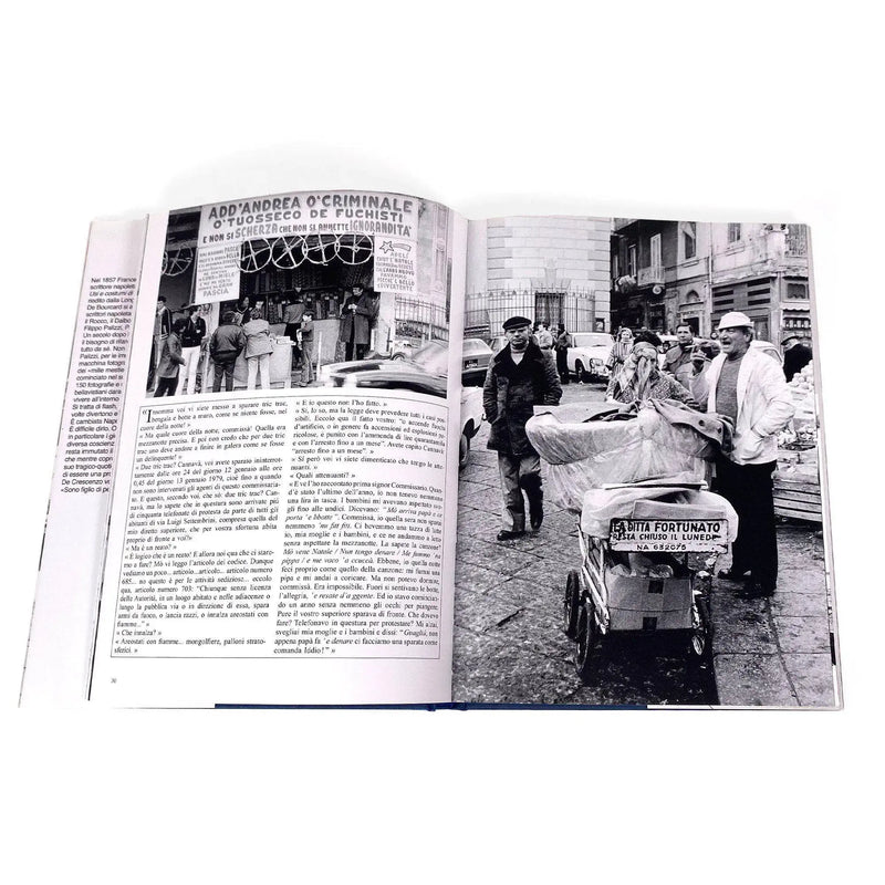 Luciano De Crescenzo La Napoli di Bellavista Libro fotografico