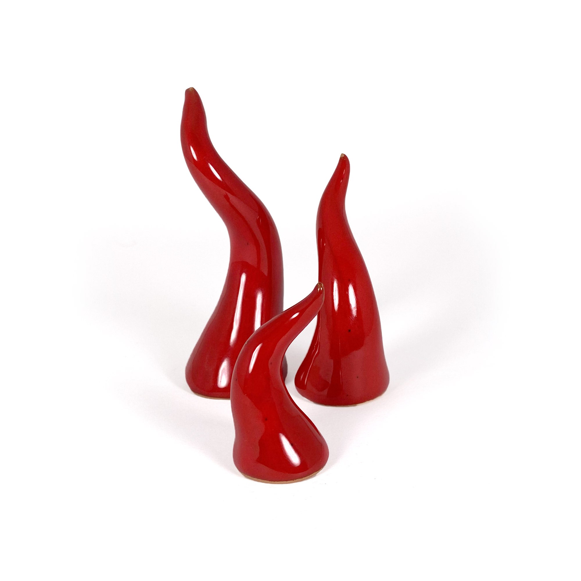 Terracotta Flame Horn