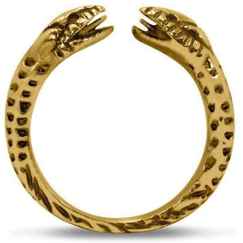 Anello con Serpente a due teste da Oplonti (Pompei) Argento 925-Museum Shop Italy