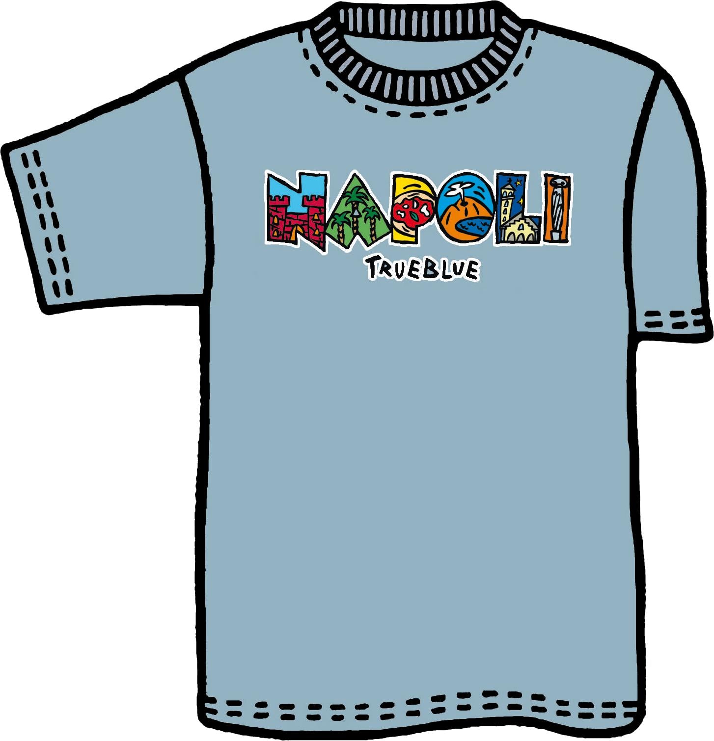 T-Shirt Colore&Calore Tempio True Blu Kind