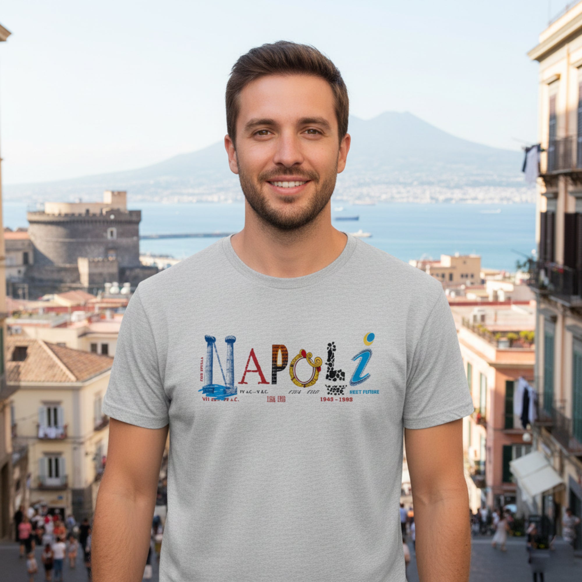 T-Shirt Unisex Napoli – 100% Cotone, Made in Italy