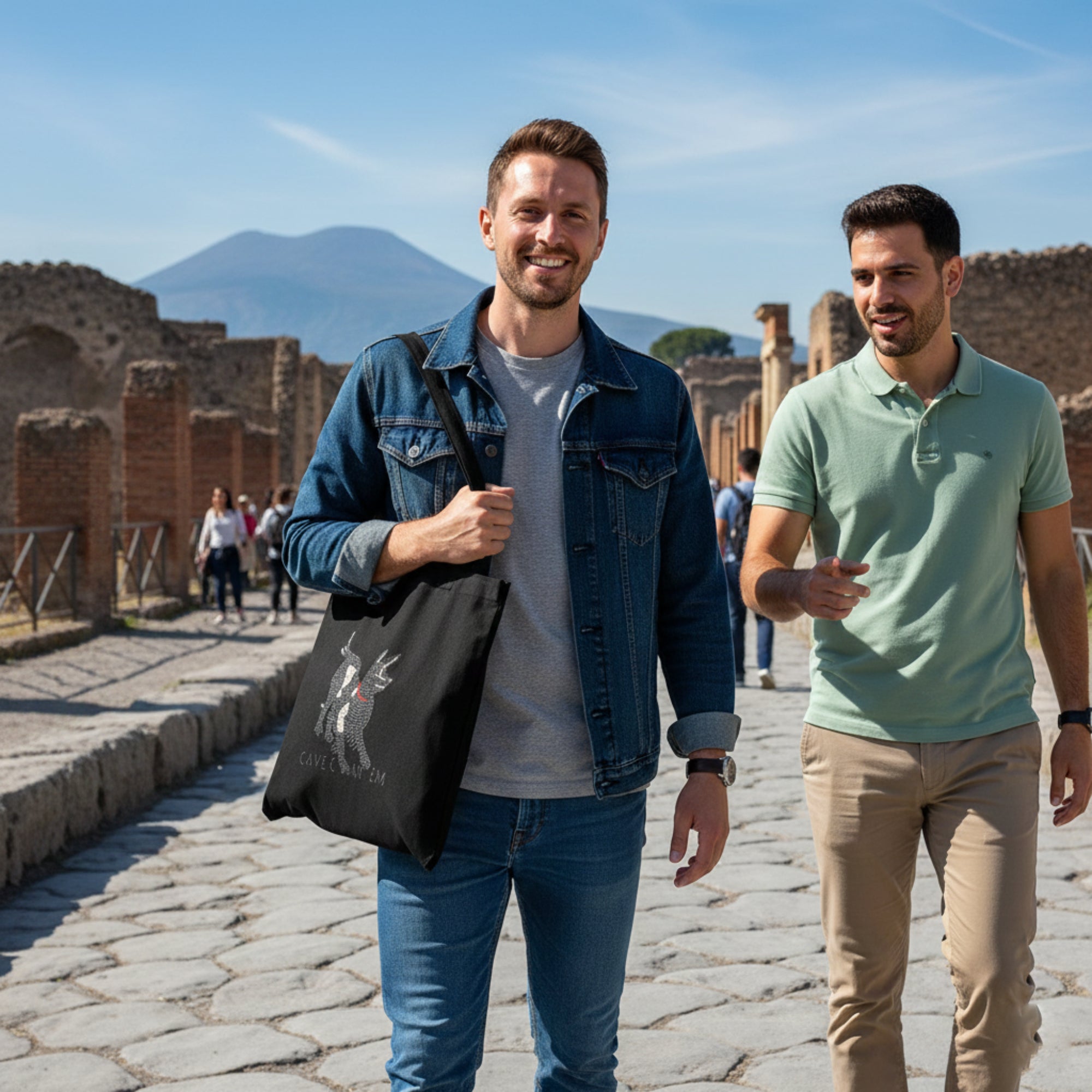 Design mosaico Cave Canem ispirato a Pompei