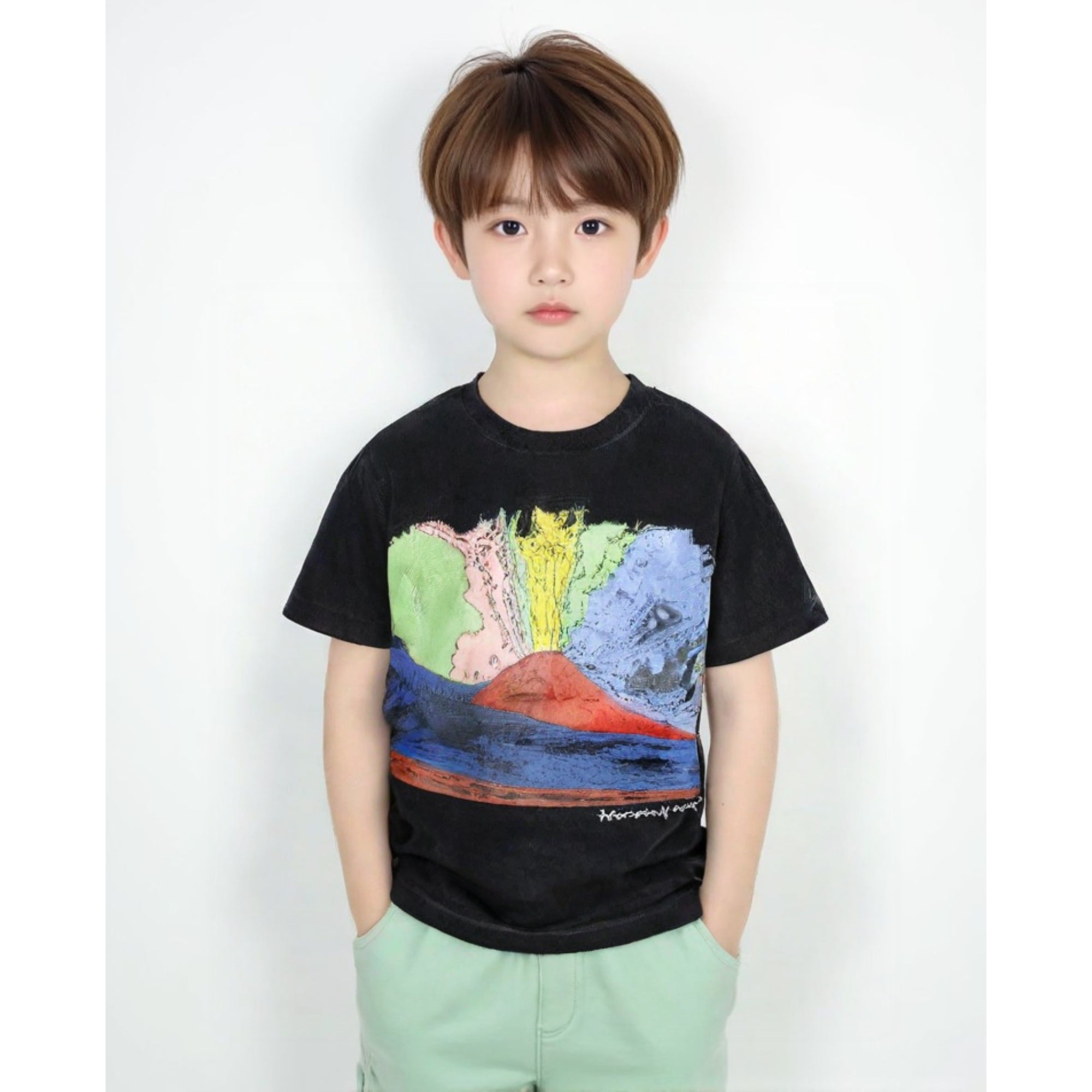 Child's T-Shirt Andy Warhol – Vesuvius | 100% Cotton