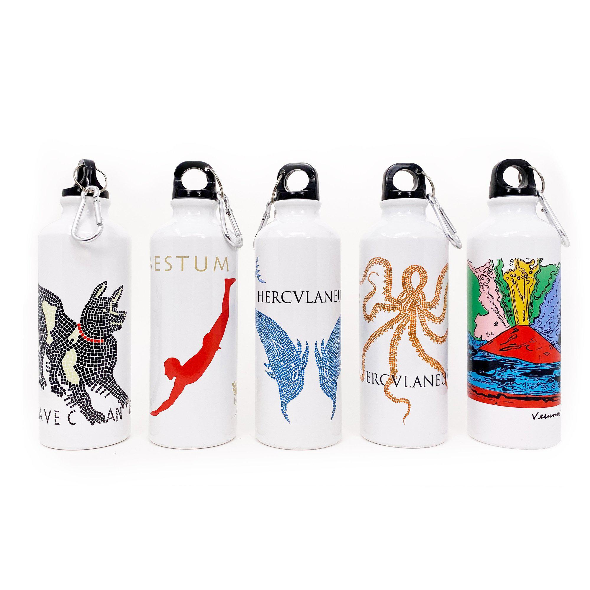 Thermal water bottle with carabiner Paestum & Velia