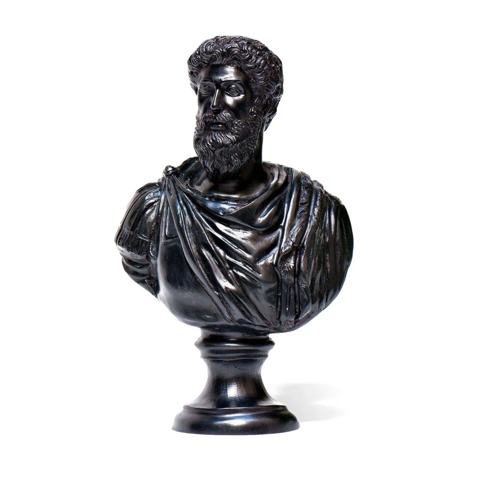 Marco Aurelio Imperatore Romano Busto in Bronzo