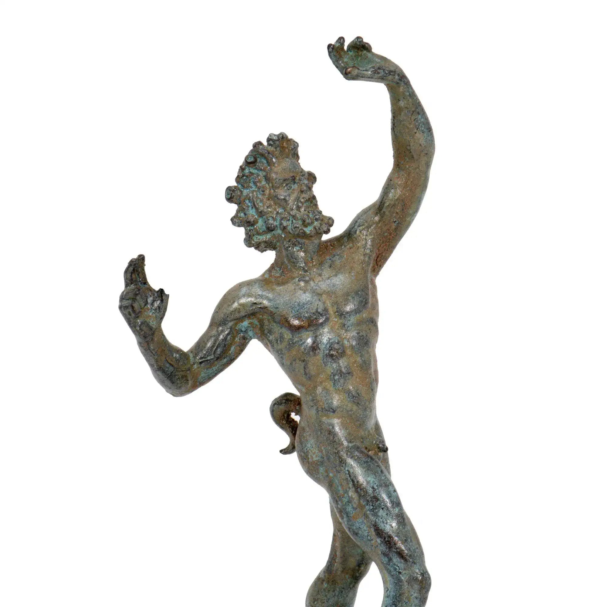 Statuetta in bronzo Fauno Danzante di Pompei