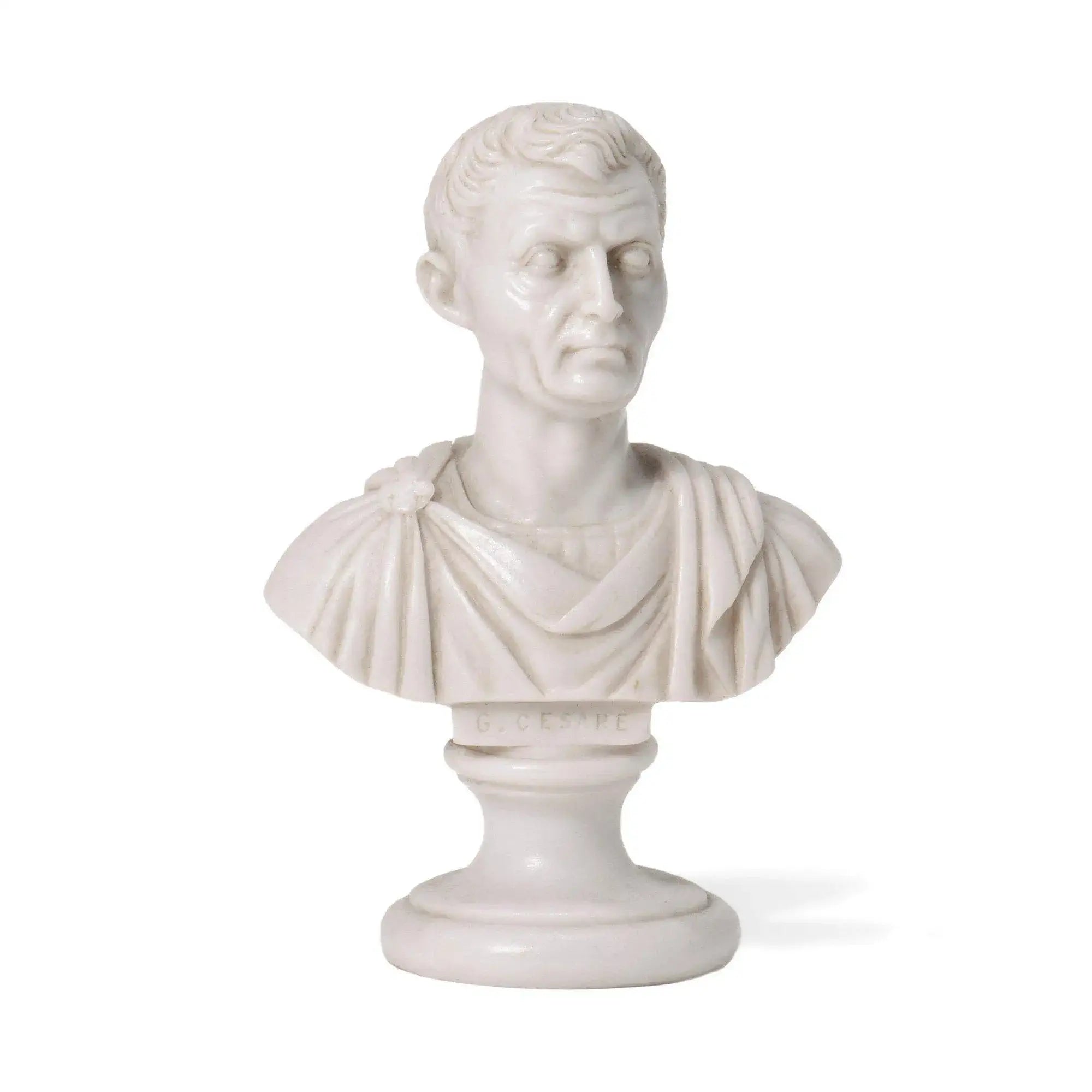 Giulio Cesare - Busto in marmo 16 cm