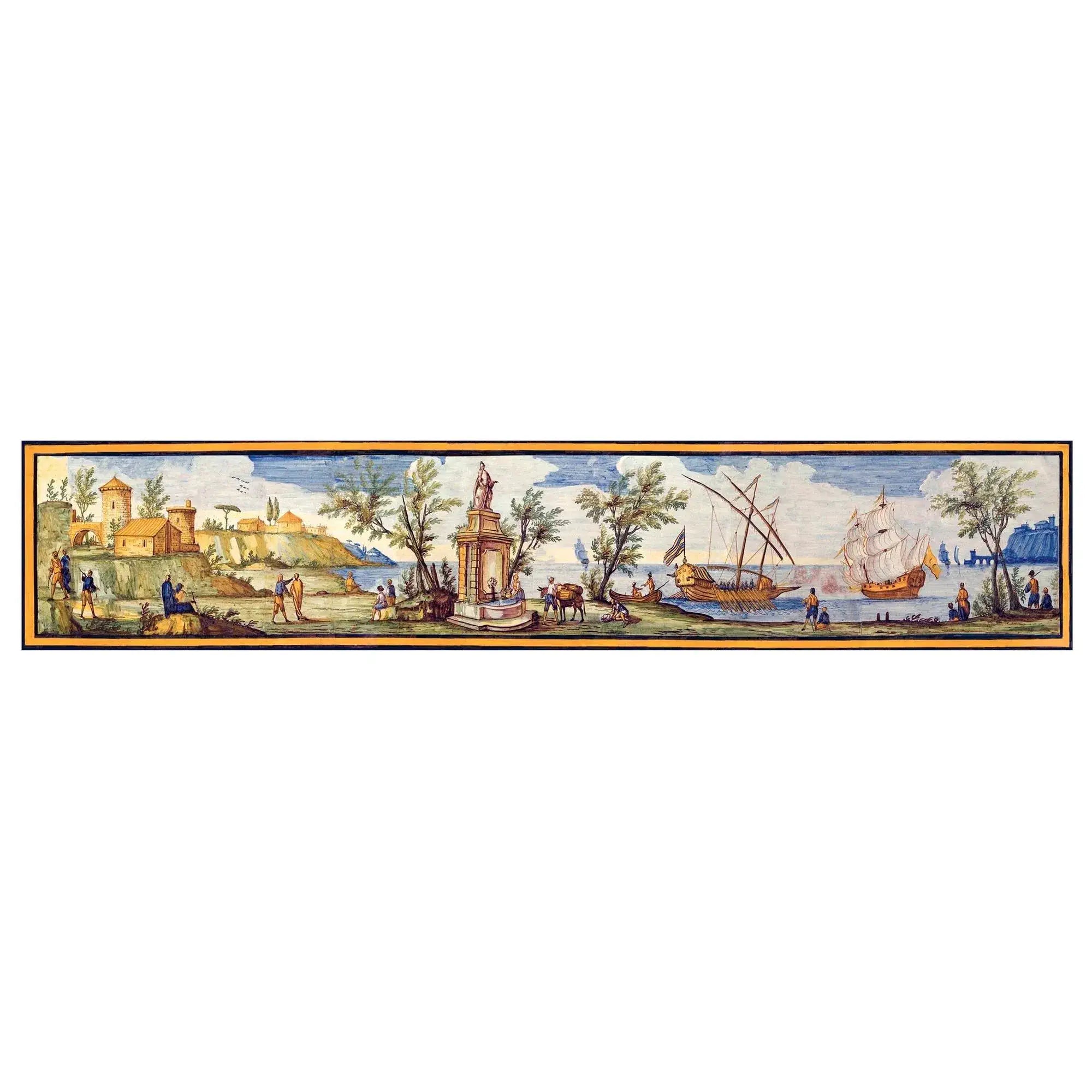 Piastrelle del chiostro di Santa Chiara
