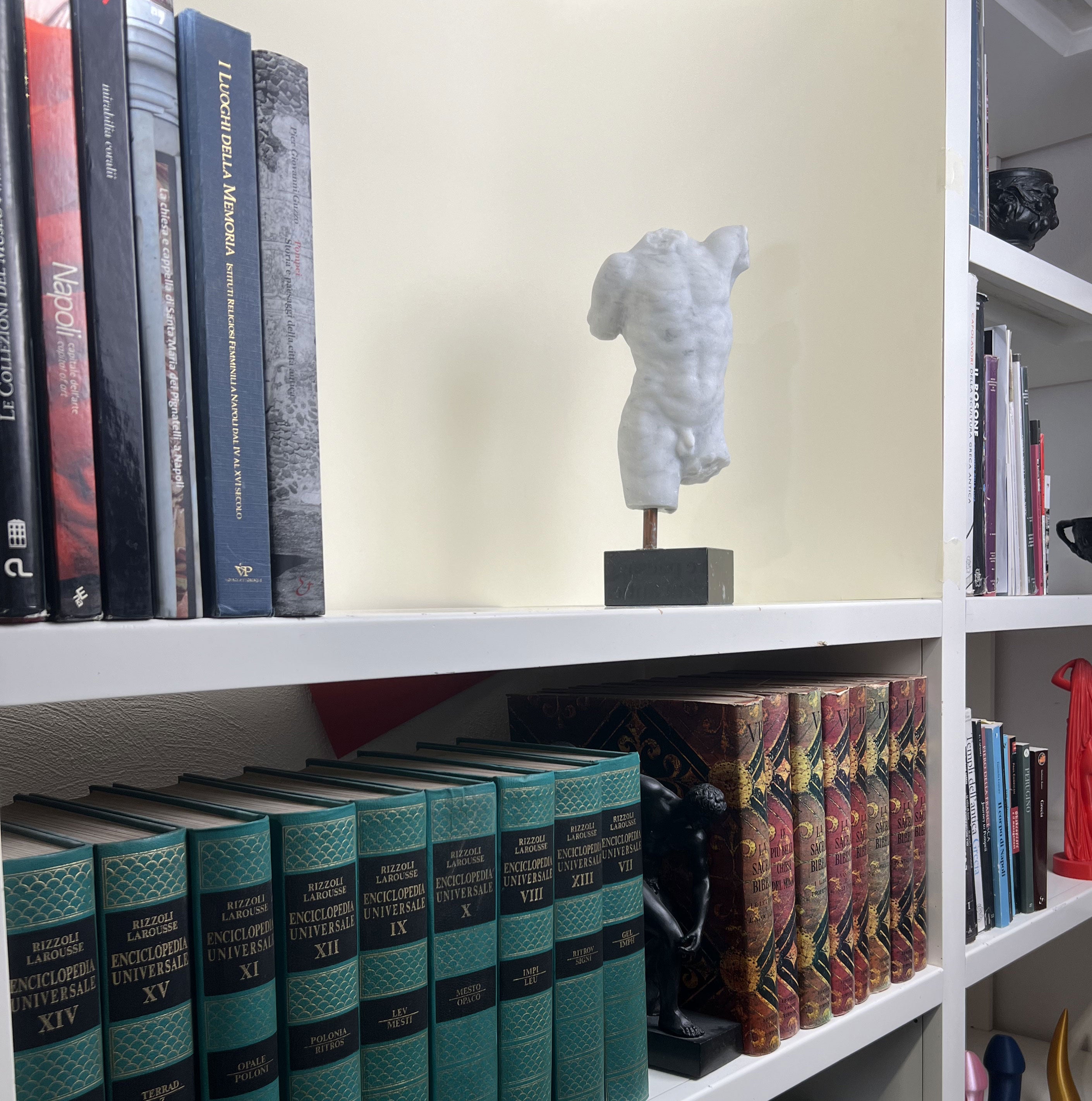 Torso von Perseus, aus Carrara-Marmor gemeißelt