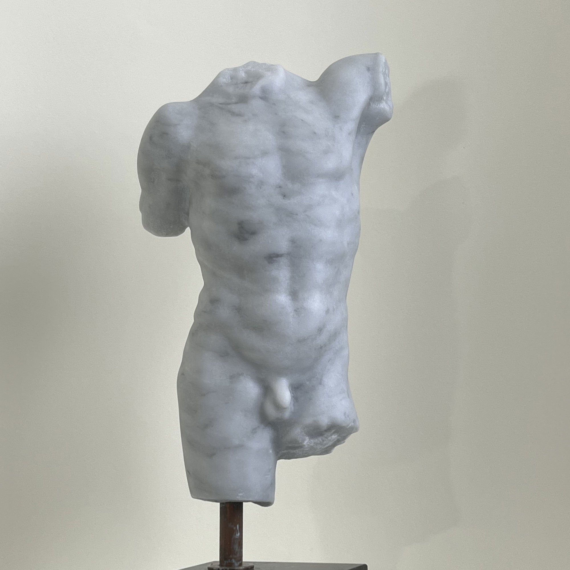 Torso von Perseus, aus Carrara-Marmor gemeißelt