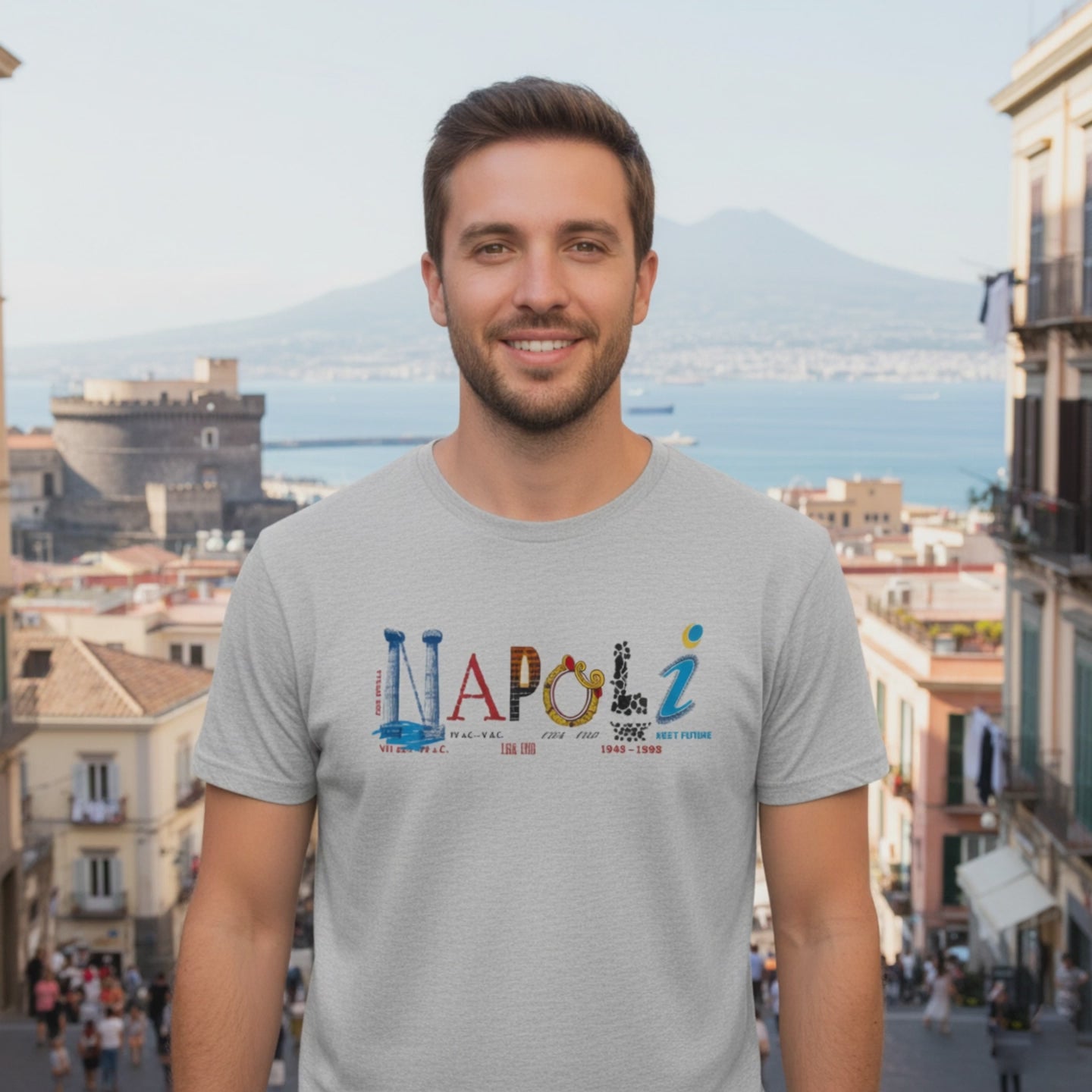 T-Shirt Unisex Napoli – 100% Cotone, Made in Italy
