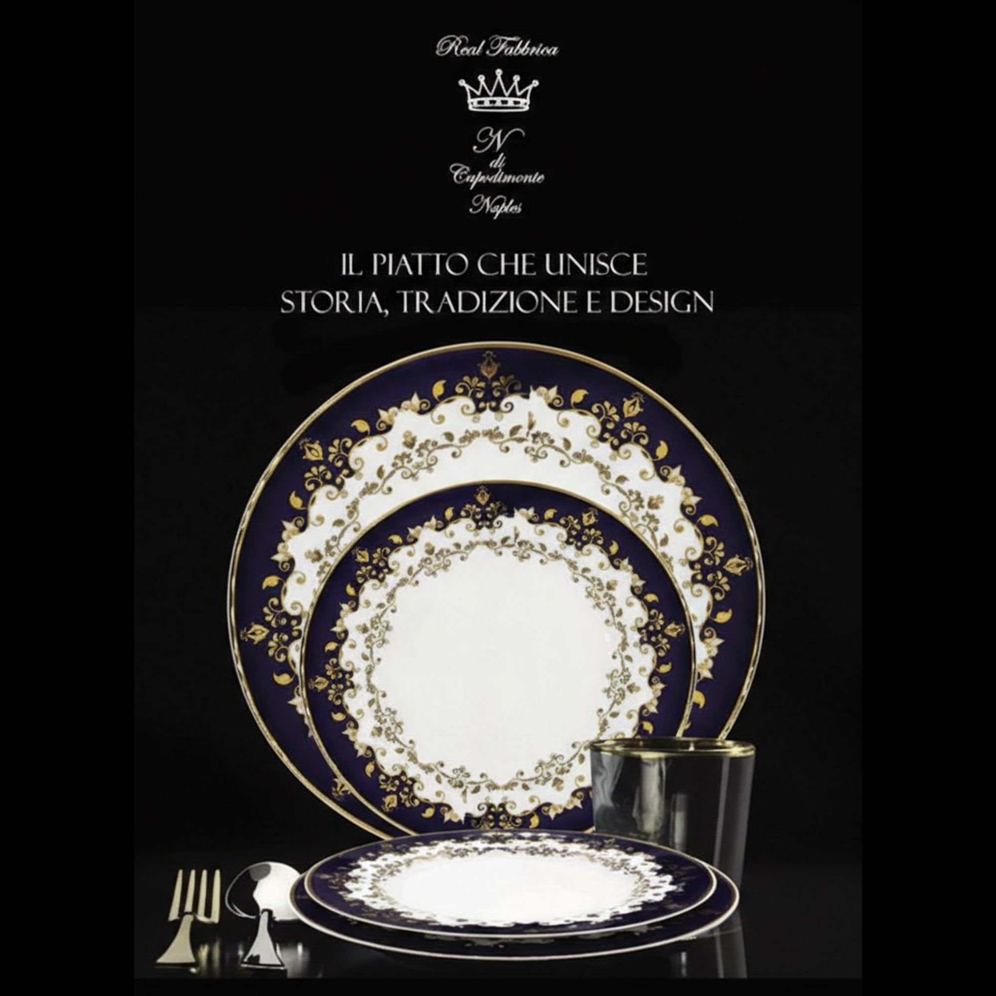 Set di Piatti in Porcellana di Capodimonte – Collezione Reale