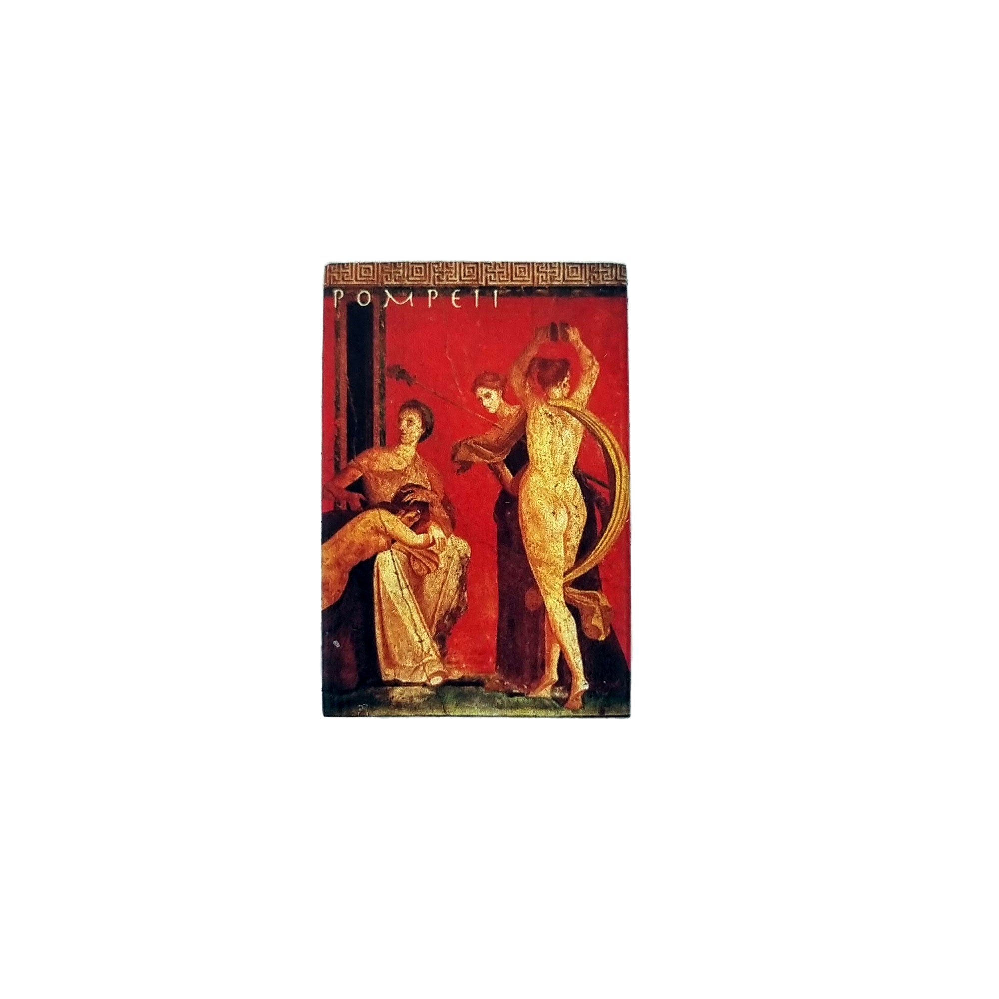 Gomma decorata con affresco della Villa dei Misteri – scena dionisiaca da Pompei