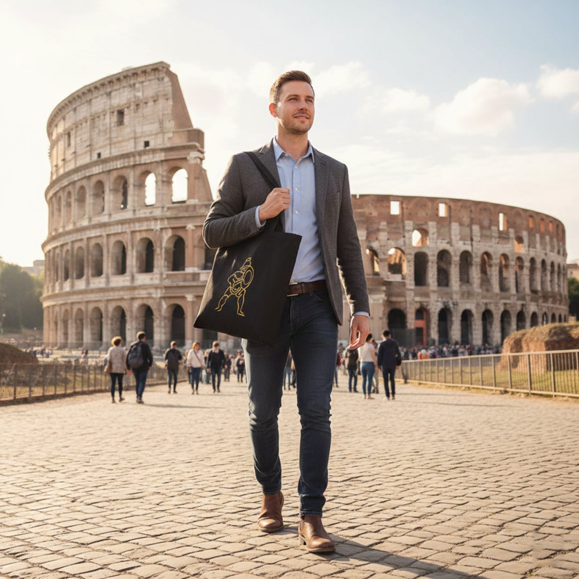 Borsa eco-friendly ispirata all’antica Roma