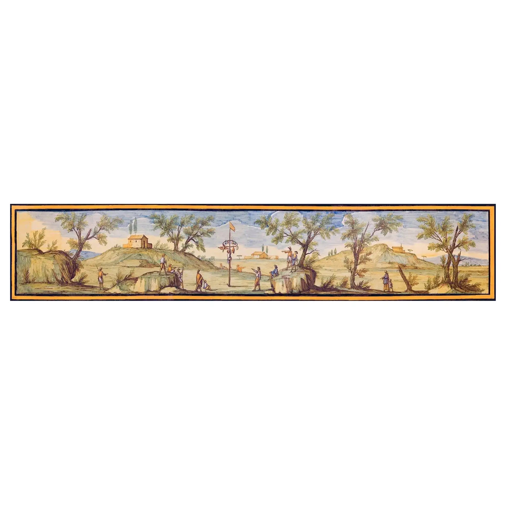 Maioliche napoletane in terracotta