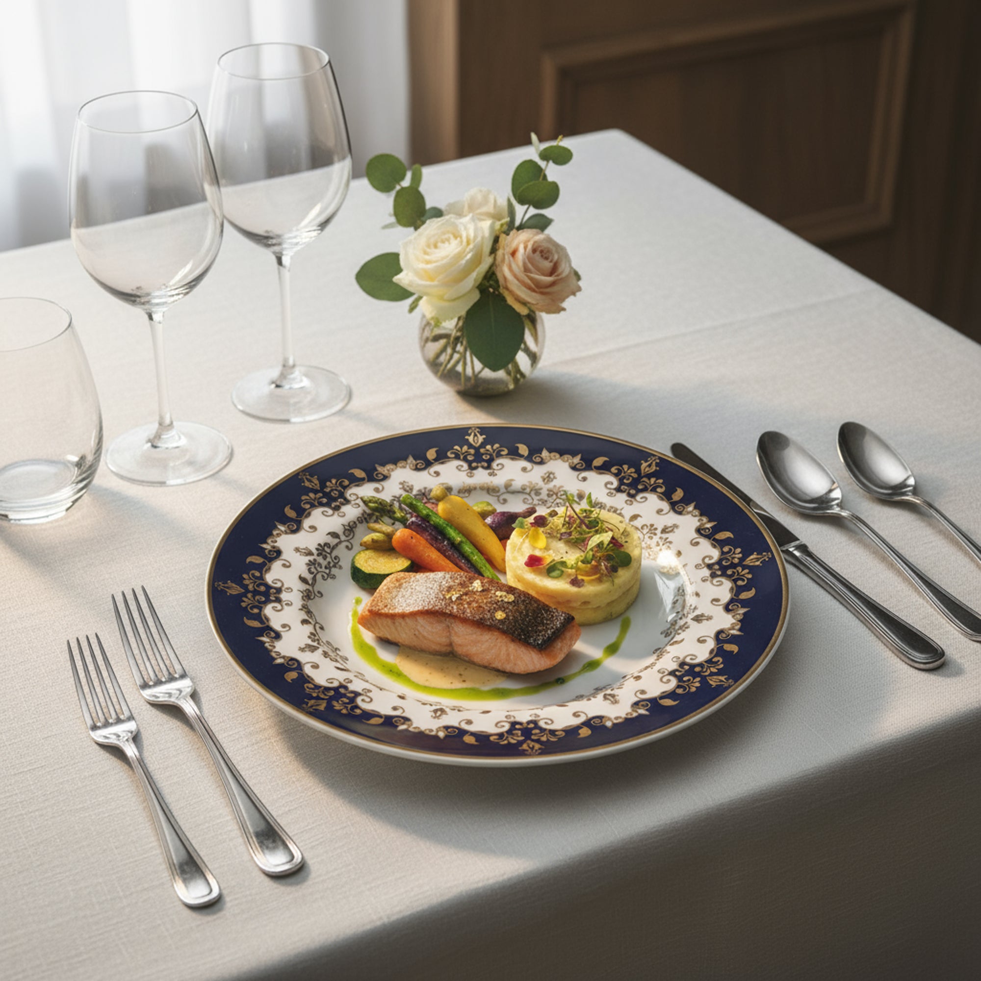 Set di Piatti in Porcellana di Capodimonte – Collezione Reale