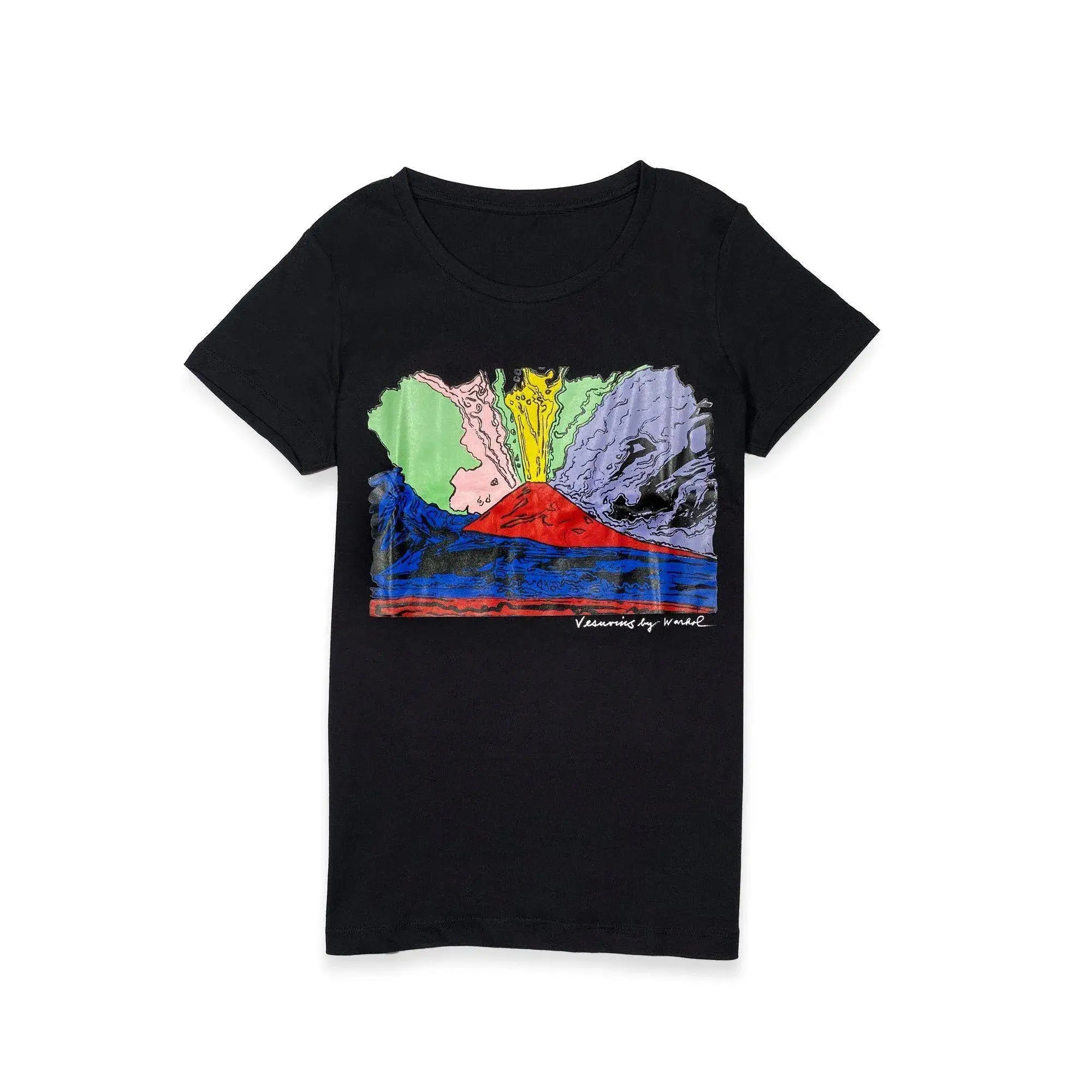 T-shirt Donna "Vesuvius" di Andy Warhol
