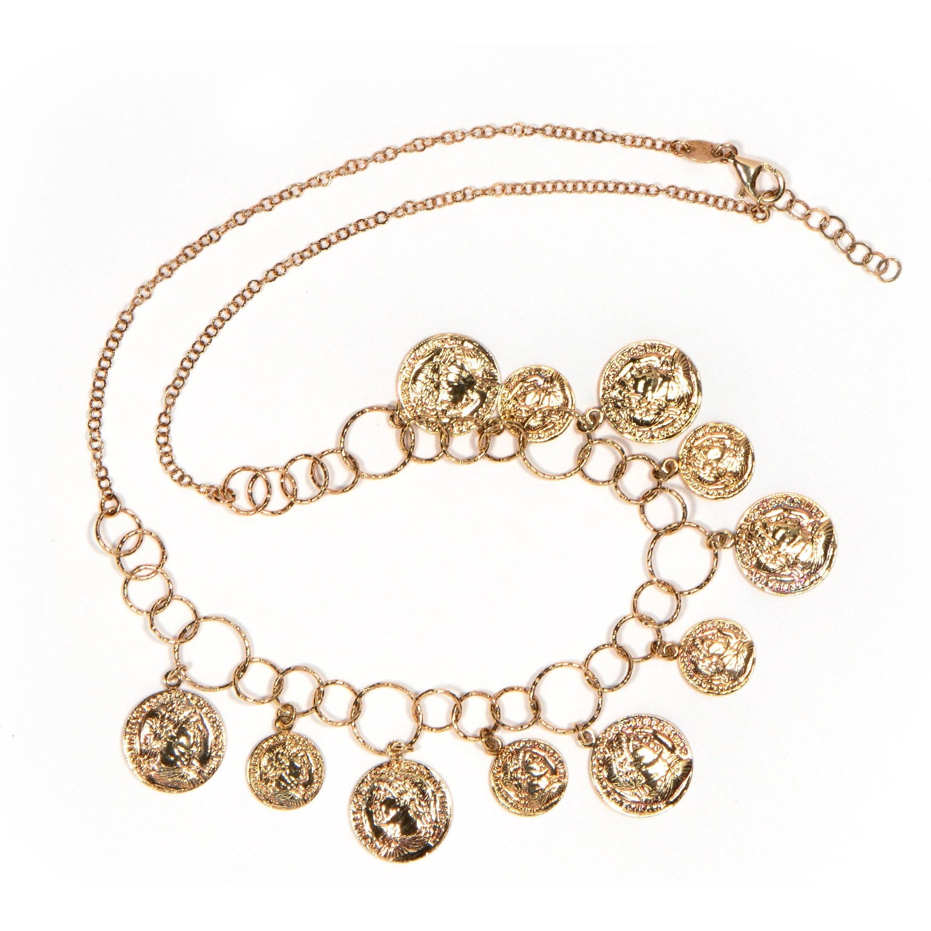 925 sterling silver necklace with pendants