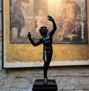 Dancing Faun Pompeii Bronze Statue