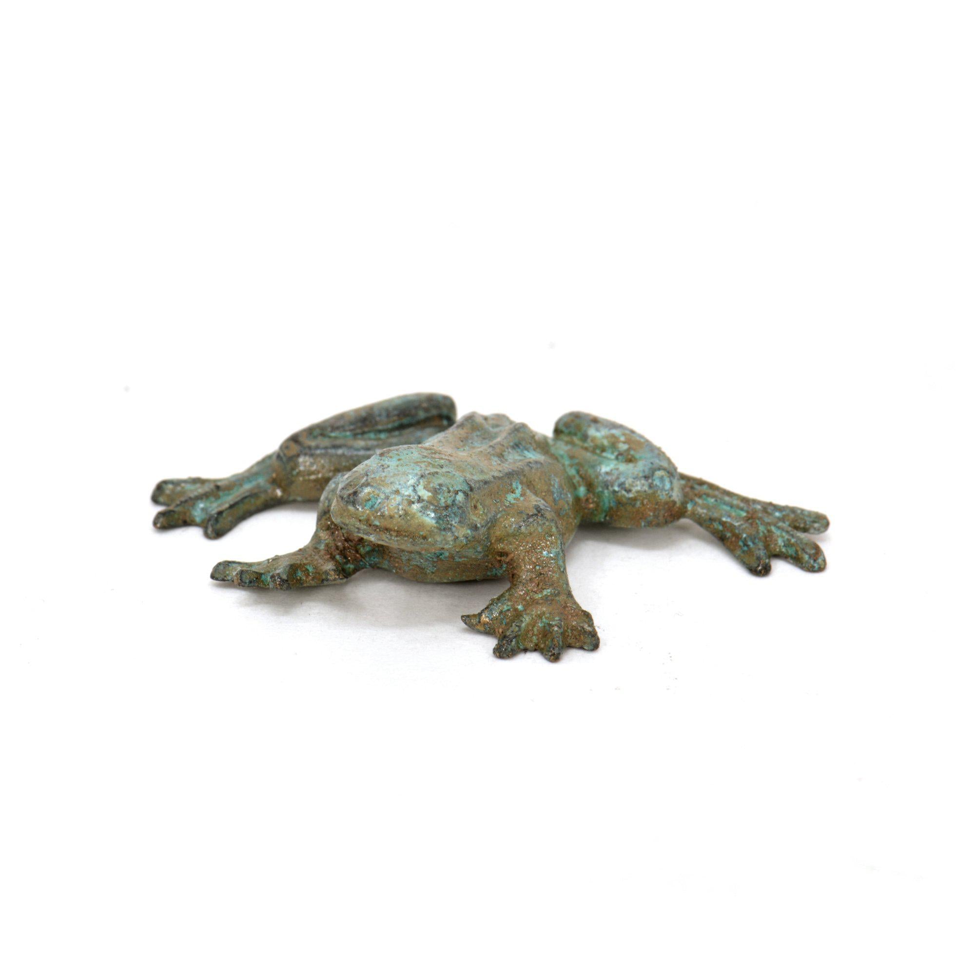 Frog Bronze Statuette