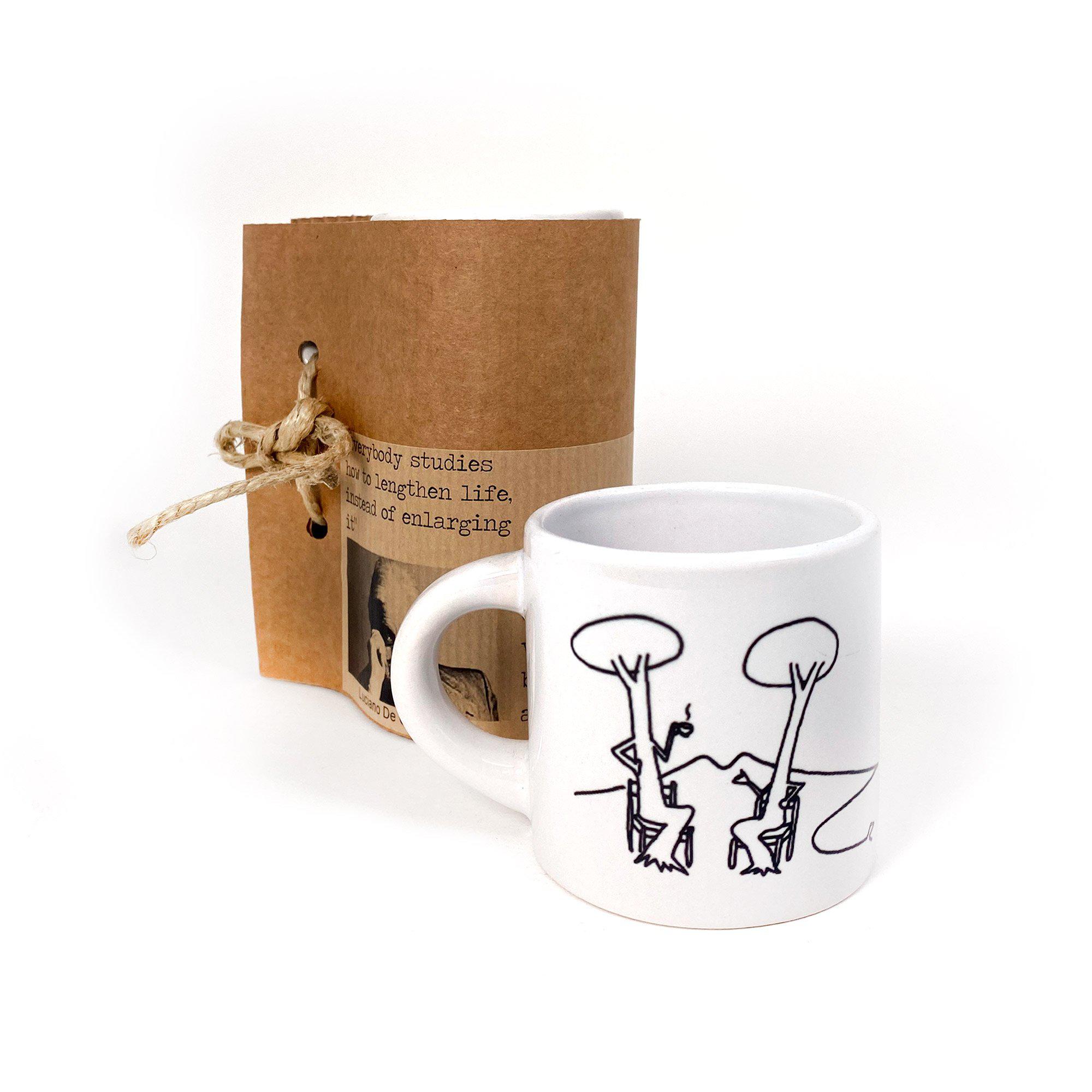 Luciano De Crescenzo coffee cups