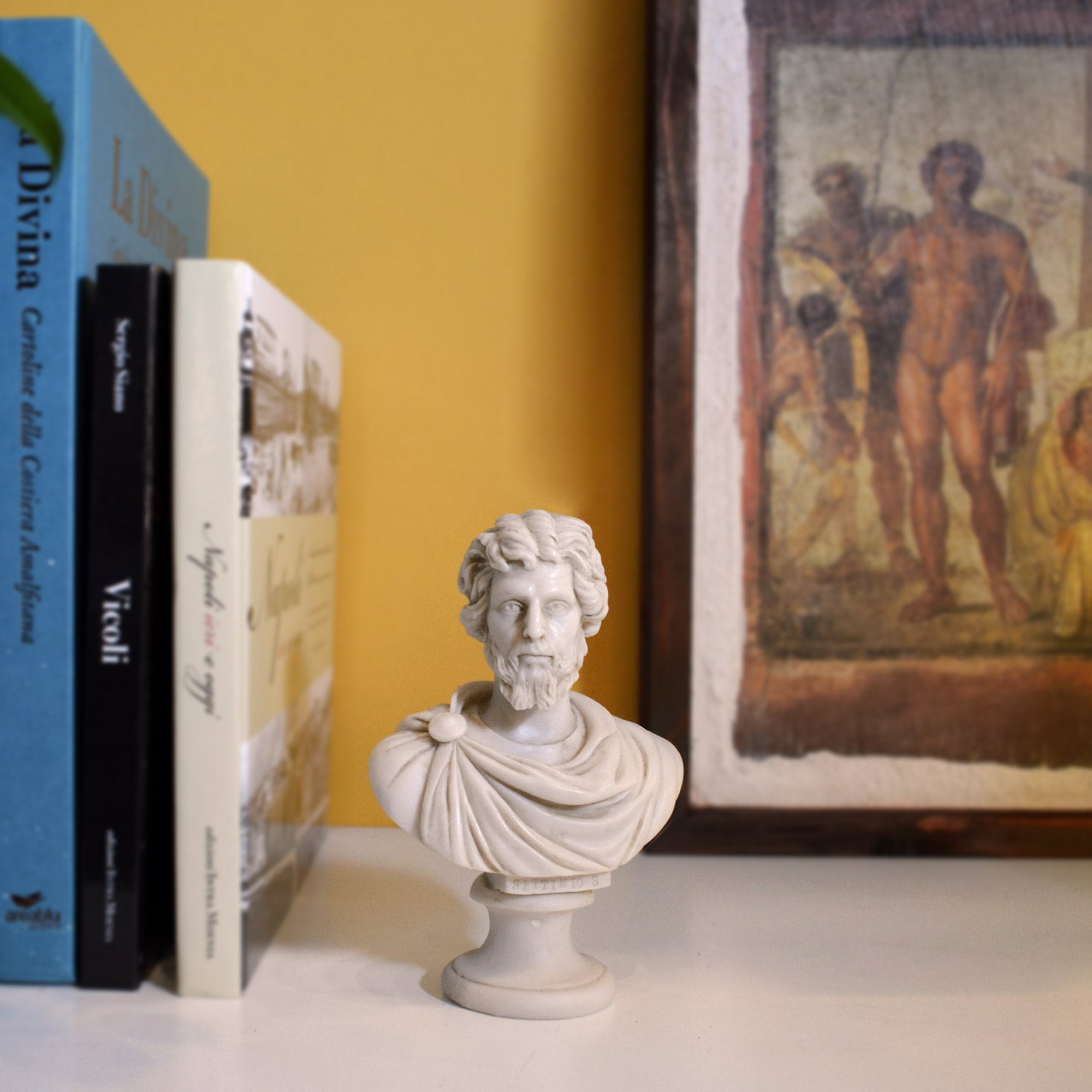 Septimius Severus Roman Emperor Marble Head