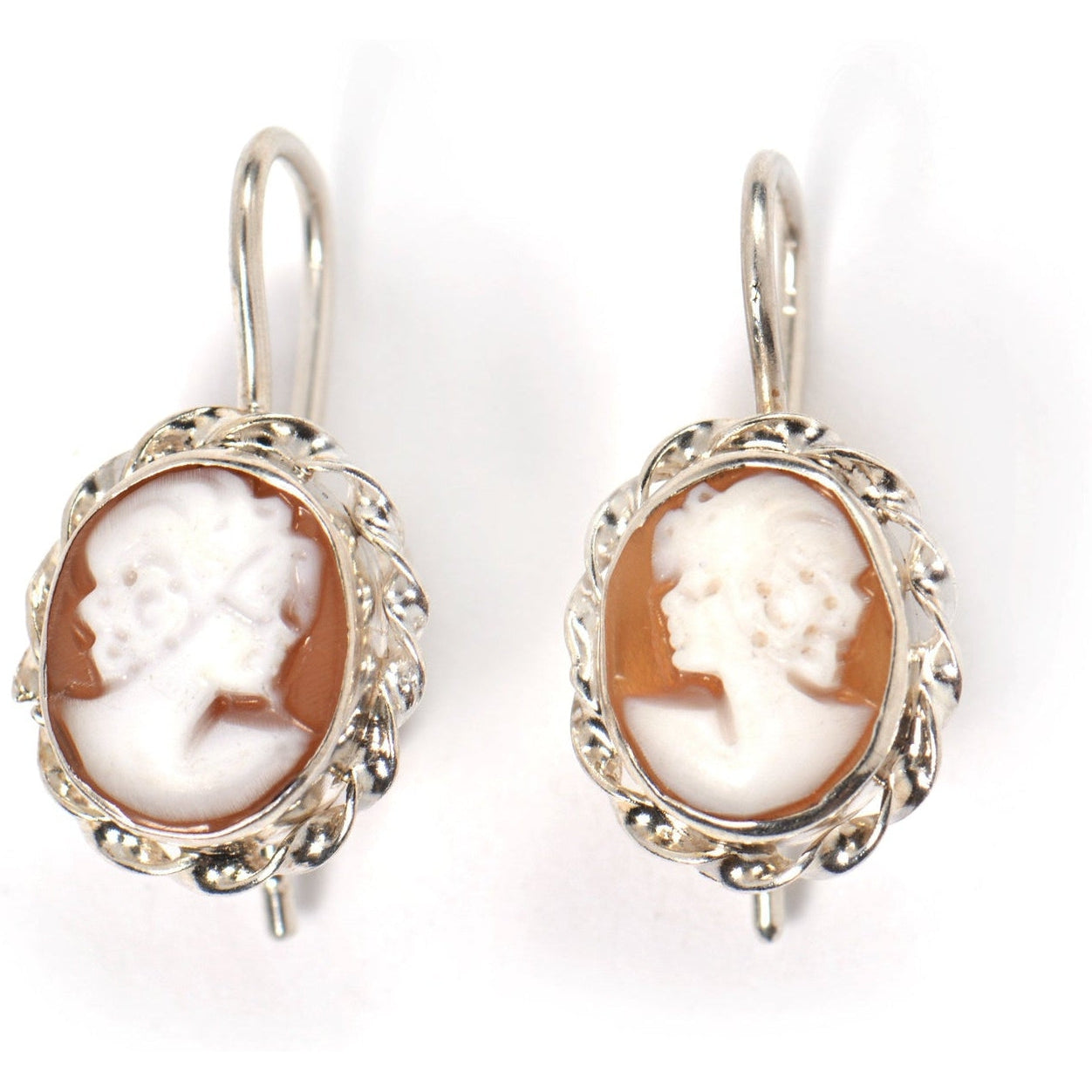 Orecchini in argento con Cammeo-Gioielli-Museum Shop Italy