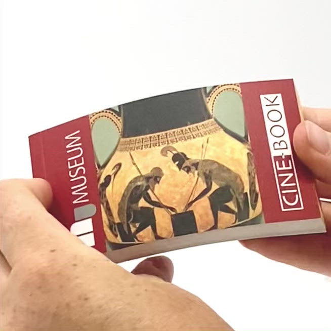 Libro Animato: Flipbook Guardie Pompeiane che giocano ai dadi.