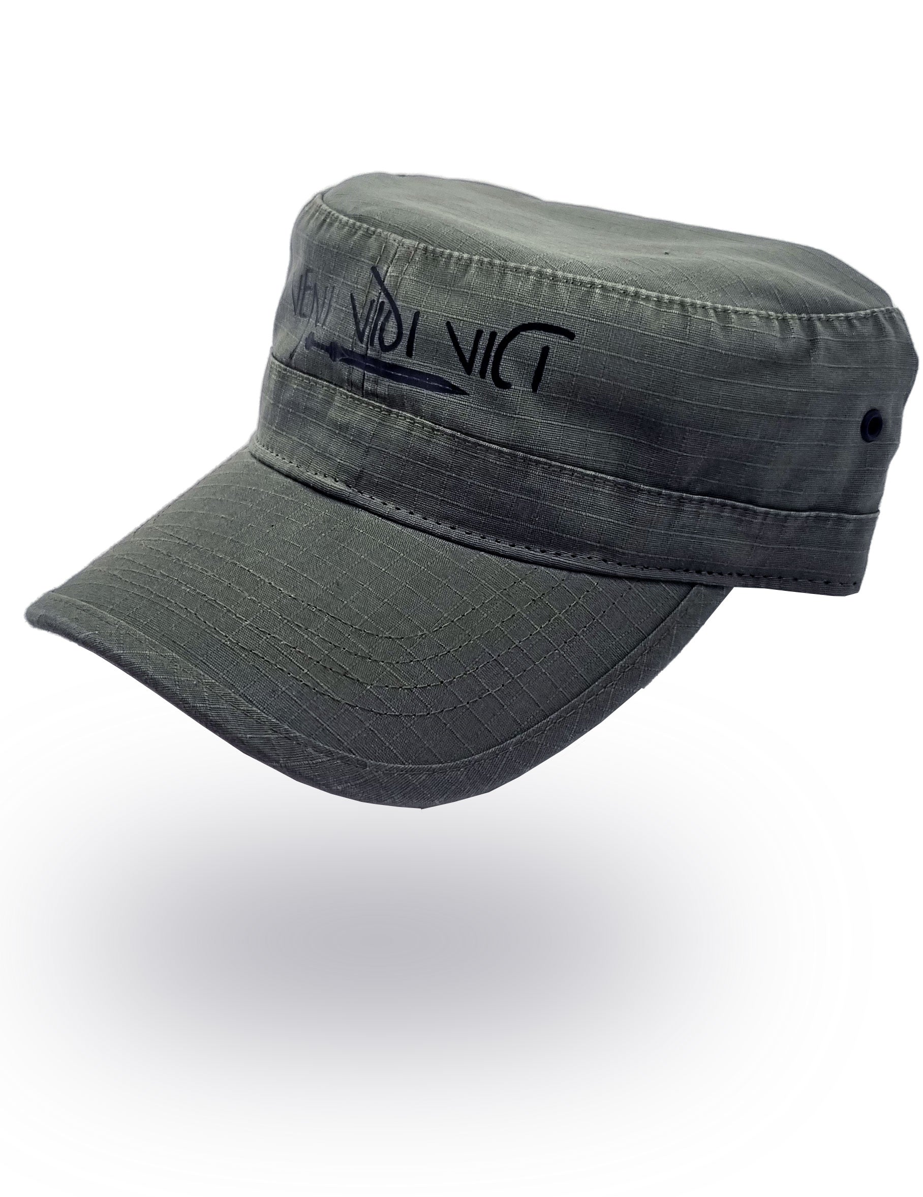 Cappello Verde con frase Veni Vidi Vici