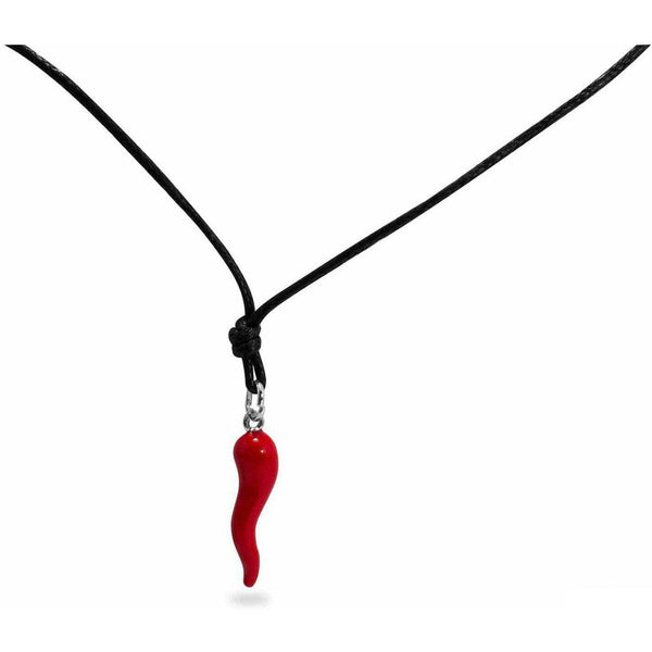 Ciondolo Corno medio in Argento 925-Museum Shop Italy