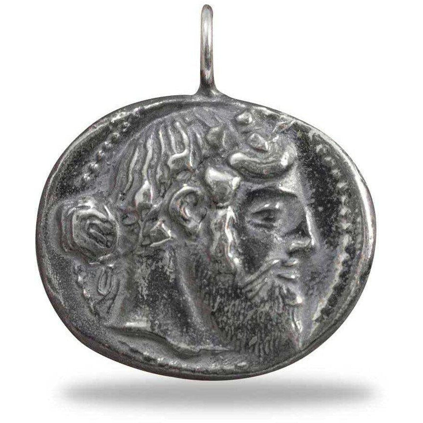 Ciondolo moneta Tetradracma di Naxos grande-Museum Shop Italy
