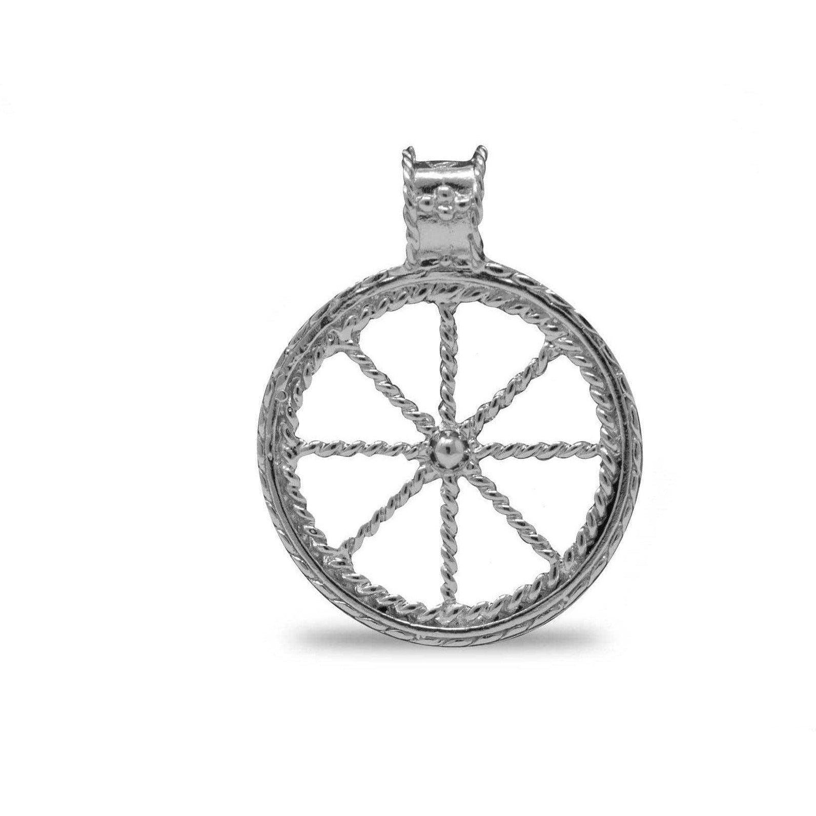 Pendente a Ruota Argento 925-Museum Shop Italy