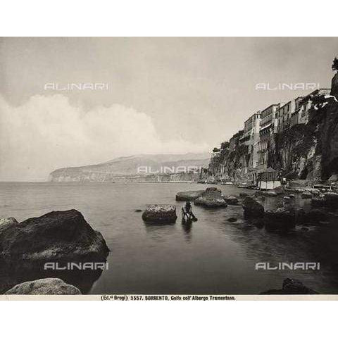 Sorrento, Golfo con Albergo Tramontano, Alinari - Museum-Shop.it